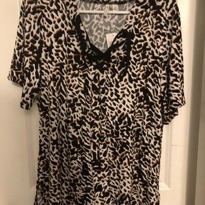 Size large (fits like medium) cheetah shirt.